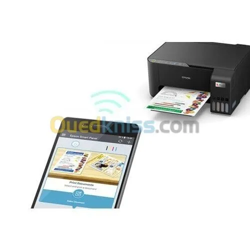 EPSON ECOTANK L3251- A4 MULTIFONCTION - 4 COULEUR À RÉSERVOIRS JET D'ENCRE - USB - WI-FI DIRECT -