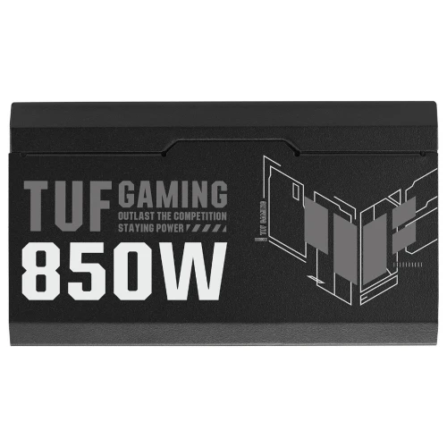ASUS TUF Gaming 850W Gold - 80 PLUS GOLD - 100% MODULAIRE - SILENCIEUSE - 4 BROCHES - NOIR