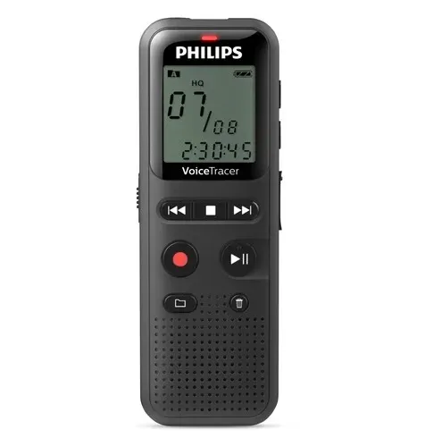 PHILIPS VOICE TRACER DVT1160 - DICTAPHONE NUMÉRIQUE - 8GO - USB - ADPCM / PCM - SPEAKER - BLACK