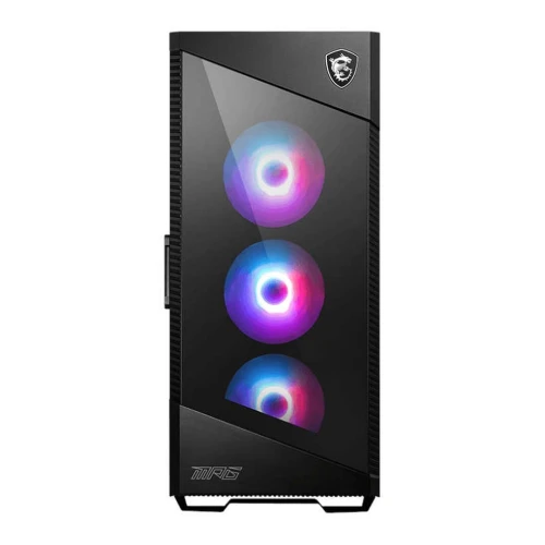 MSI MPG VELOX 100R BLACK - BOÎTIER GAMING ATX AVEC PANNEAU EN VERRE TREMPÉ - RGB