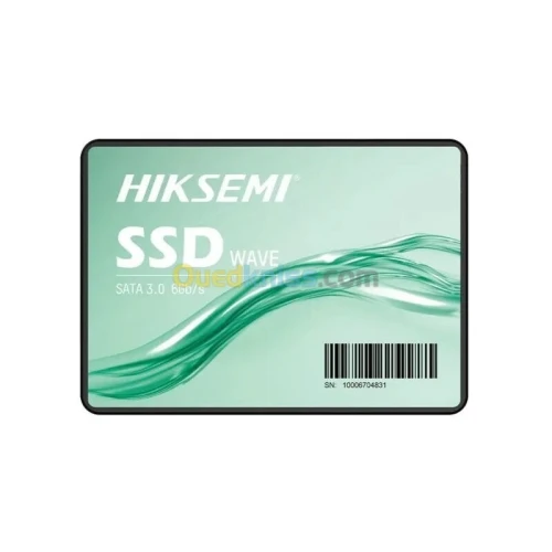 HIKSEMI WAVE SATA III 3.0 - 512GB - DISQUE DUR SSD INTERN - 6GB/S - 510 MO/S - PC & LAPTOP - BLACK