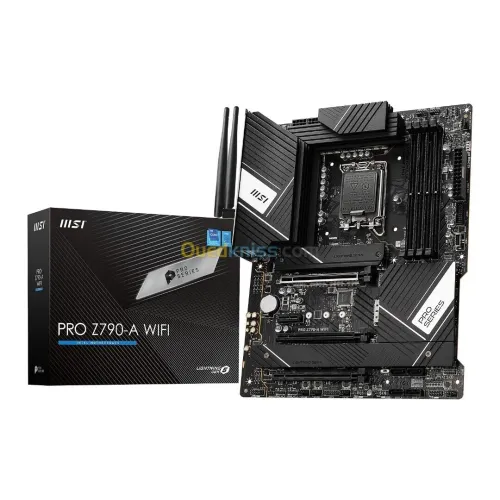 MSI PRO Z790-A WIFI - CARTE MÈRE ATX - SOCKET 1700 INTEL - 4X DDR5 - M.2 PCIE 4.0 - USB 3.2 - PCI-EXPRESS 5.0 - BLACK