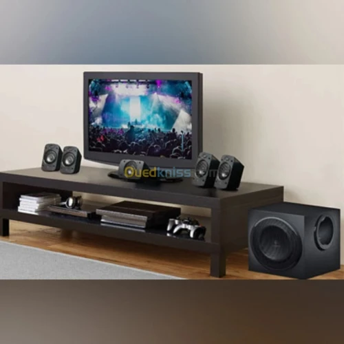 LOGITECH Z906 SYSTÈME AUDIO - ENSEMBLE 5.1 - THX - 500 WATTS - JACK 3.5MM - AUDIO NUMÉRIQUE - PC & CONSOL - BLACK