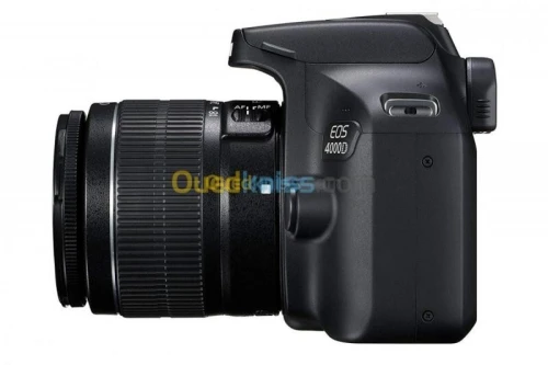 CANON EOS 4000D Reflex Numérique 18 MP - Ecran 2.7" - Vidéo HD - Wi-Fi - Objectif 18-55mm