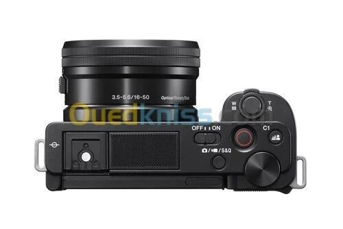 SONY ZV-E10 - APPAREIL PHOTO HYBRIDE 24.2 MP 4K + OBJECTIF E 16-50mm-LCD3 TACTILE -WI-FI -BLUETOOTH