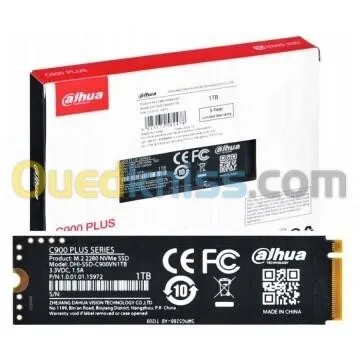 DAHUA C900 NVMe M.2 SSD 1TB - PCIe Gen 3.0 x4 - UP TO 2000 MBs - M.2 2280 - BLACK