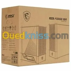 MSI MAG FORGE 112R - BOÎTIER MOYEN TOUR - ARGB FAN - ATXEPS - MINI ITX - VERRE TREMPÉ - NOIR