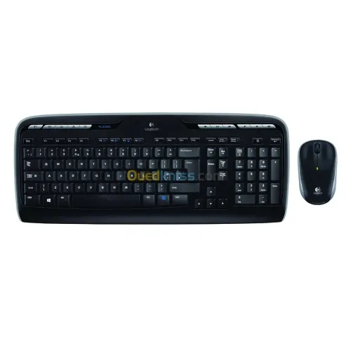 LOGITECH COMBO CLAVIER + SOURIS MK330 - SANS FIL - COMBO - RÉCEPTEUR USB - AZERTY FRANÇAIS - BLACK