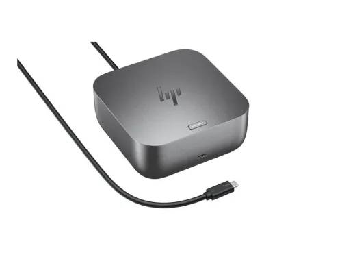 STATION D ACCUEIL HP THUNDERBOLT 4 G6 - 100 W - HDMI 2.1 - 2 X DISPLAYPORT 1.4 - RJ45 2.5 GB - 4 X USB TYPE C 40 GBPS - 2 X USB TYPE A 5 GBPS - NOIR