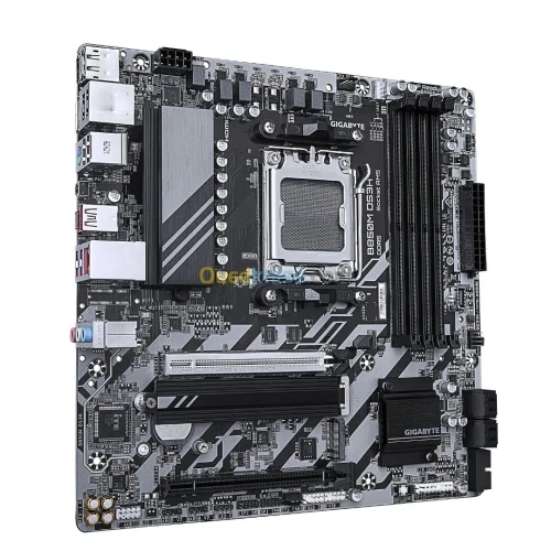 GIGABYTE B850M DS3H - CARTE MÈRE MICRO ATX - SOCKET AM5 - 4 X DDR5 - 1 X PCIE 5.0 X16 - 2 X M.2 NVME - LAN 2.5GBE - USB 3.1 - BLACK
