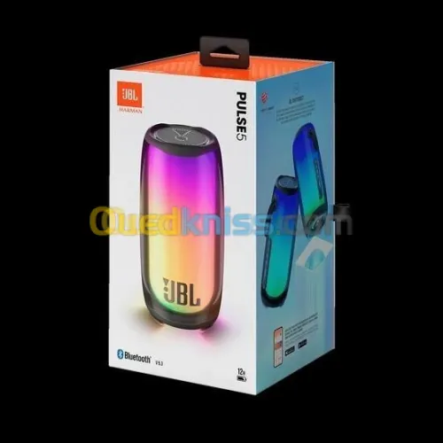 ENCEINTE JBL PULSE 5 - SANS FIL BLUETOOTH - EFFETS LUMINEUX - BASSES INTENSES - ETANCHE -