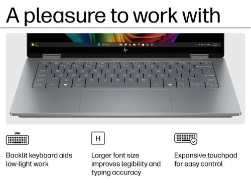 HP OMNIBOOK X FLIP 14-FM0005SA - ULTRA 5 225V - 16GB - 512GB SSD - 14" 2K IPS - TACTILE X360 - SILVER