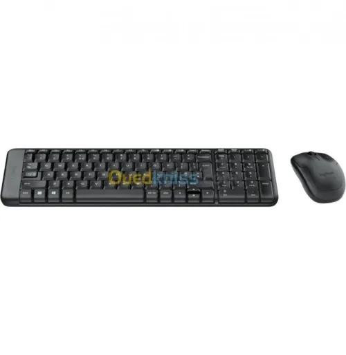 Logitech MK220 Clavier Souris Sans Fil  Ensemble  USB - NOIR