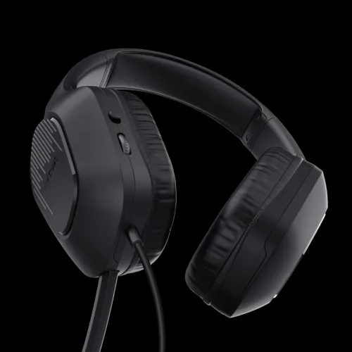 TRUST GXT415 ZIROX - CASQUE + MIC GAMAING FILAIRE - PC, PS4, PS5, XBOX - JACK 3,5MM - BLACK & BLUE