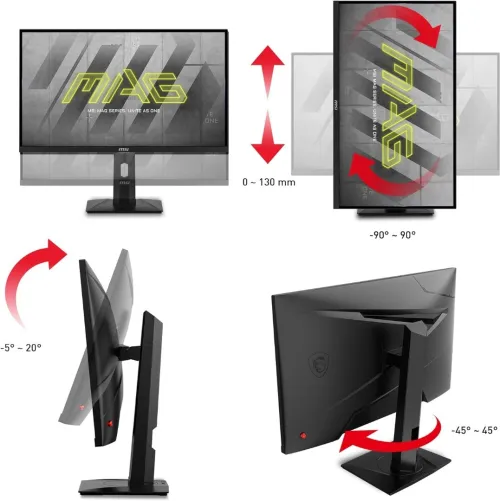 ÉCRAN MSI 274UPF - 27 INCH 4K UHD - ESPORTS GAMING - IPS - 144 HZ - 1MS - G-SYNC ADJUSTABLE / VESA