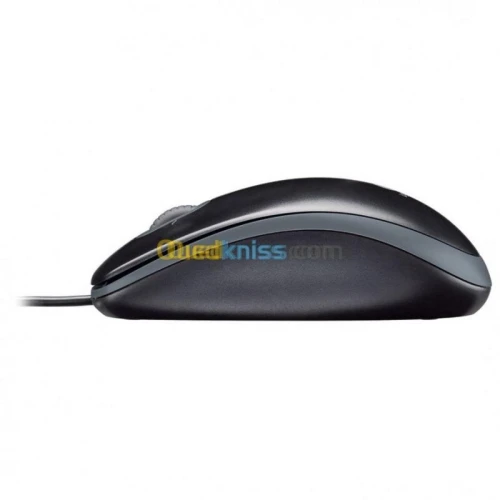 LOGITECH MK120 - COMBO CLAVIER + SOURIS FILAIRE USB, CONFORTABLE, RÉSISTANT, PLUG & PLAY - BLACK 