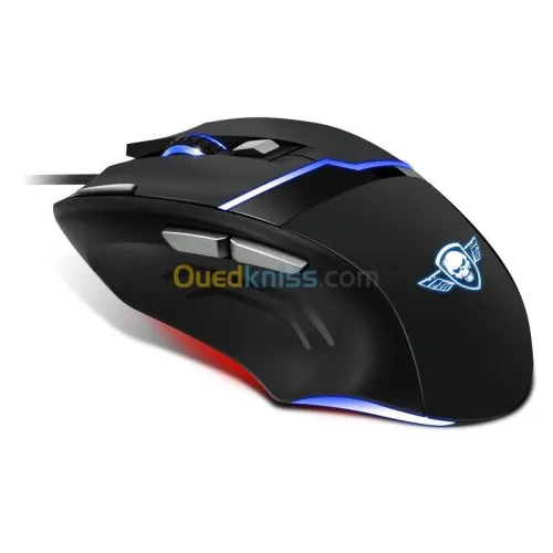 Spirit Of Gamer Elite-M10 Ensemble Souris filaire et tapis de souris pour gamer 