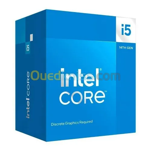 INTEL CORE i5-14400F - 10 CORES - 16 THREADS - 4.7 GHz TURBO - SOCKET LGA1700 - CACHE 20 MO - BOX
