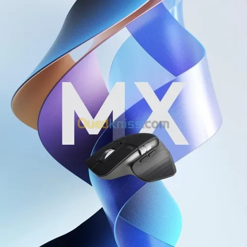 Logitech MX Master 3S - Souris sans fil - droitier - capteur optique 8000 dpi - 7 boutons