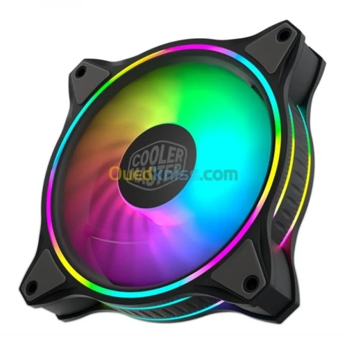 COOLER MASTER MASTERFAN MF120 HALO RGB  3 IN 1 - VENTILATEURS DE BOÎTIER 120 mm ARGB - 62 CFM -BLACK