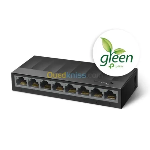 TP-LINK  LS1008G Switch de bureau 8 ports Gigabit - 101001000 Mbps  