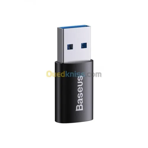 BASEUS CONVERTISSEUR INGENUITY SERIES MINI OTG ADAPTATEUR USB-A 3.1 mâle vers Type-C Femelle Noir