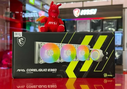 MSI MAG CORELIQUID E360 - WATER COOLING 360MM - 3 X FANS ARGB - PERFORMANCE - INTEL & AMD - WHITE