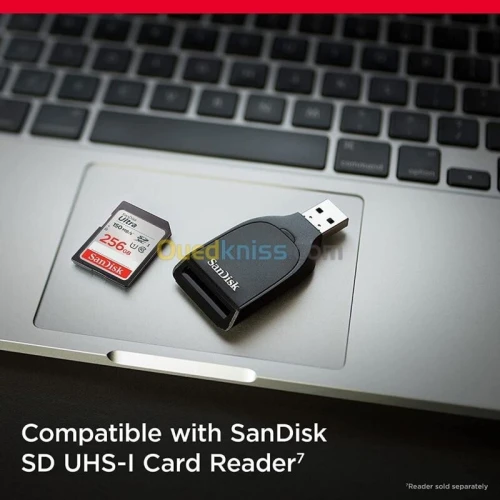 SanDisk Ultra SD 256GB Carte Mémoire UHS-I Jusqu'à 150 MoS