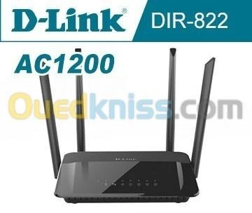 D-Link  Routeur DIR-822  - Wi-Fi AC1200 Ethernet Dual Band
