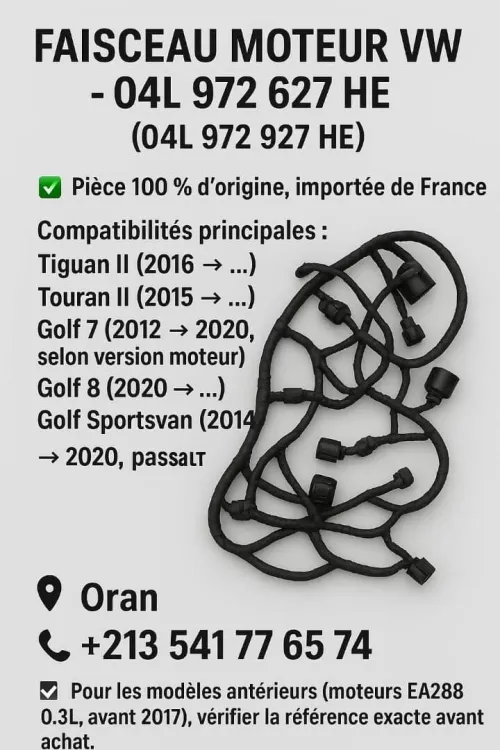 Faisceau électrique Volkswagen 