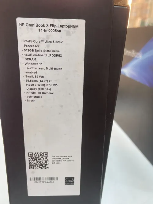 HP OmniBook X Flip 360 Tactile ultra 5 226V 16gb 512ssd