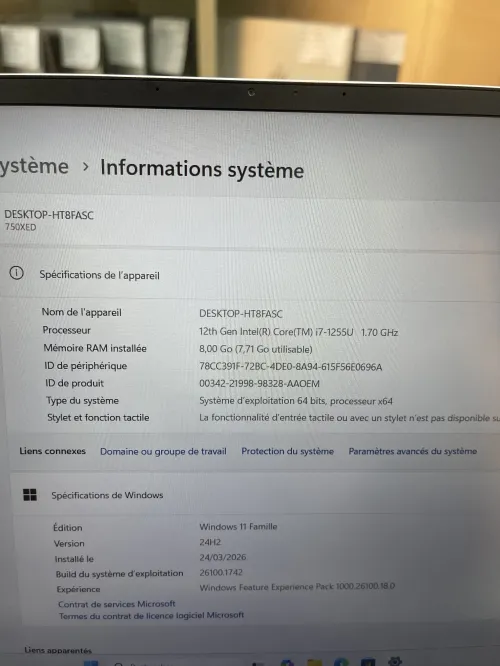 Samsung Galaxy Book 2 Pro 15 i7-1255U 8gb ddr5 512ssd