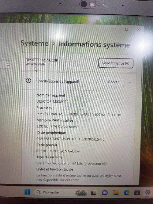 Lenovo Thinkpad X13 Gen 1 i5-10210U 8gb 256ssd