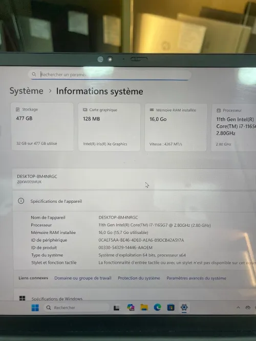 Lenovo Thinkpad x1 Carbon Gen 9 i7-1165G7 16gb 512ssd