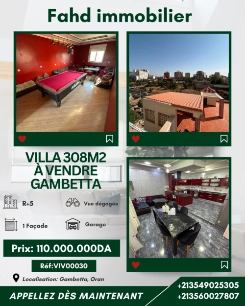 Vente Villa Oran Oran 18