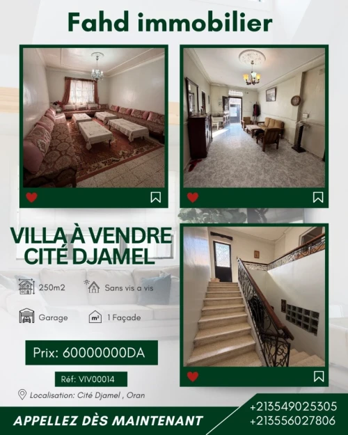 Vente Villa Oran Bir el djir