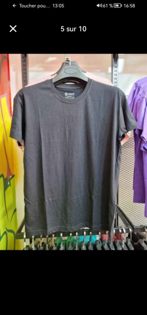 T-shirt est polo 100%coton