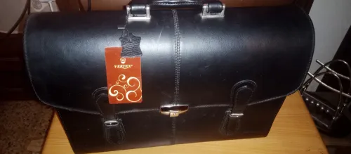 Cartable vertex véritable cuir