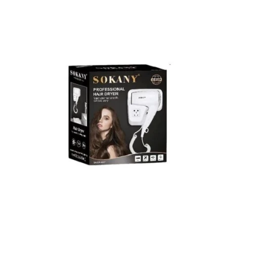 مجفف شعر الاحترافي كهربائي يعلق على الحائط من Séche cheveux mural professionel 1200W Sokany