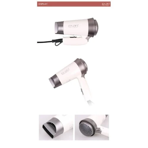 مجفف الشعر قابل لطي 1800 واط للسفر Enzo sèche cheveux pliable de voyage