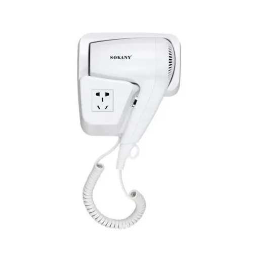مجفف شعر الاحترافي كهربائي يعلق على الحائط من Séche cheveux mural professionel 1200W Sokany