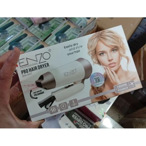 مجفف الشعر قابل لطي 1800 واط للسفر Enzo sèche cheveux pliable de voyage