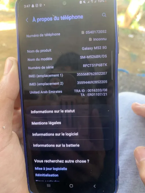 Samsung Galaxy m52 5j