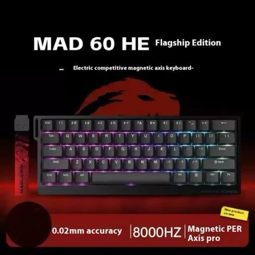 MADLIONS MAD60 HE RGB BLACK 8K - Clavier Magnétique 