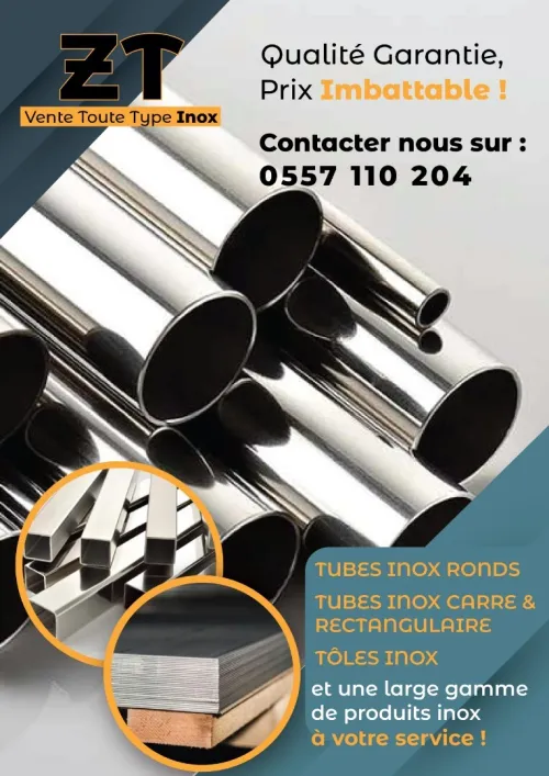 Vente toute type d'inox