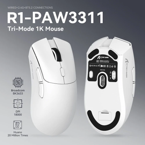 Souris ATTACK SHARK X3 PRO/ X11 / R1