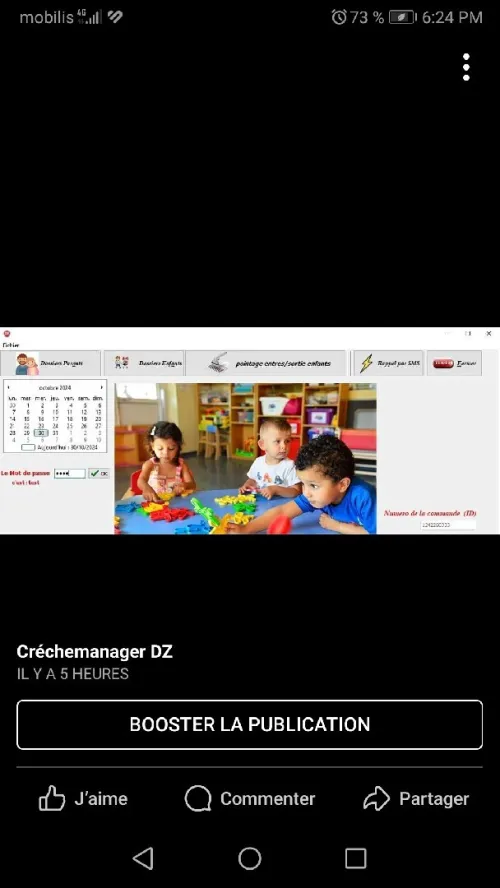 Creche manger