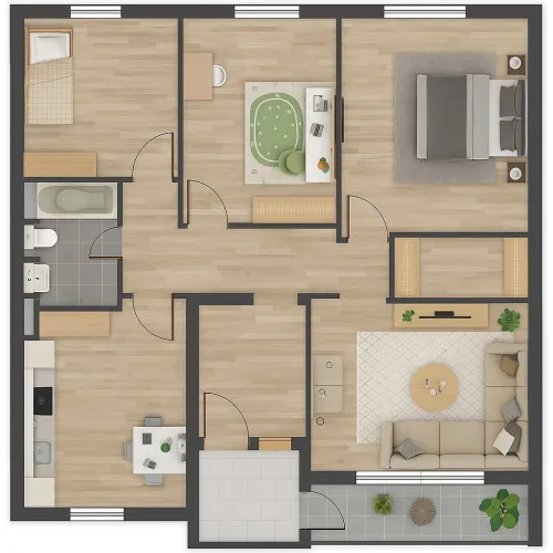 Vente Appartement F4 Alger El madania