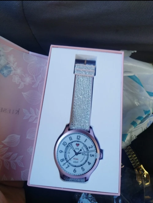 Montre sport marque Kieslect rose