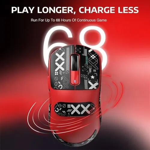 souris attack shark x3 pro red